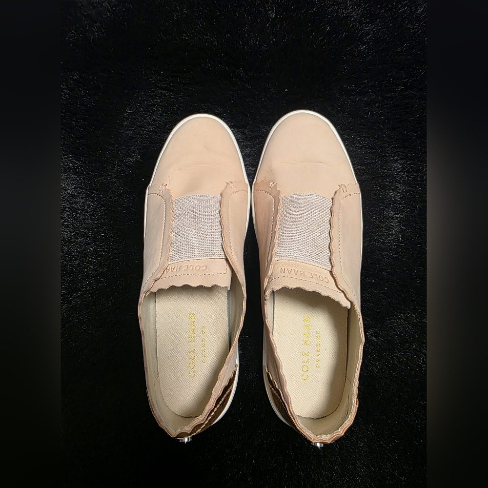 Cole Haan Women's Tan Slip-On Shoes